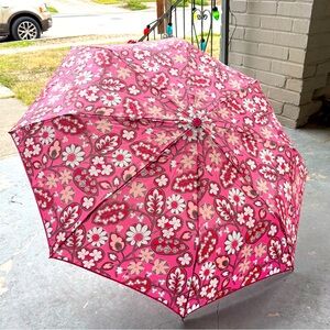 Vera Bradley Pink Compact Umbrella